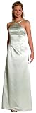 Crossed Front Beaded Evening Dress