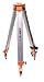 CST Berger 60-ALC20-O Orange Aluminum (Wing Nut Clamp) Contractor Flat Head Tripod 60-ALC20