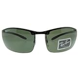 Ray Ban Sunglasses RB8306 082/9A Dark Carbon/Green Polarized 64mm