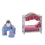 Fisher Price Loving Family Gift Set: 6 Dolls and Kids Bedroom, Dining Room, Family Room
