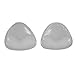 Nsstar Silicone Triangle Push-up Breast Pads, Cleavage Enhancer Swimsuit, Bikini and Bra Inserts for Summer (Clear)