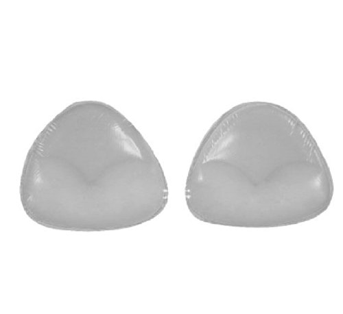 Nsstar Silicone Triangle Push-up Breast Pads, Cleavage Enhancer Swimsuit, Bikini and Bra Inserts for Summer (Clear)