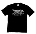 Vegetarian T-shirt, Ancient slang for village idiot who couldn't hunt or fish