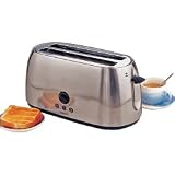 Kitchen & Housewares : Igenix I9 NP 4 SLICE BRUSHED STAINLESS STEEL TOASTER