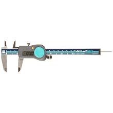 Brown & Sharpe 00590301 Digital Caliper, Stainless Steel, Battery Powered, Inch/Metric, 0-6" Range, +/-0.001" Accuracy, 0.0005" Resolution, Meets IP67/DIN862 Specifications