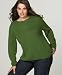 Apparel : Charter Club Cashmere Plus Size Crewneck Sweater