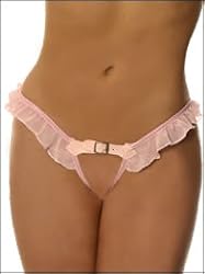 Bad Girl Buckle-Up Crotchless Panty