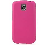 Hard Snap-on Rubberized PINK Faceplate Sleeve Cover Case Shield for LG P509 ....