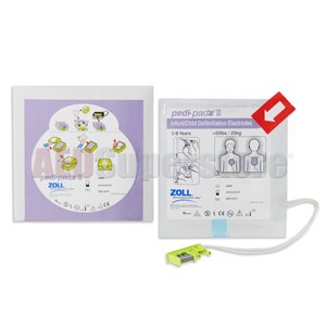 ZOLL Pedi-padz II AED Plus Defibrillator Pediatric Electrode