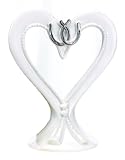 Hortense B. Hewitt Wedding Accessories Linked Horseshoes Cake Top, 5-1/2-Inch Tall