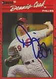 Dennis Cook, Philadelphia Phillies Autographed Card