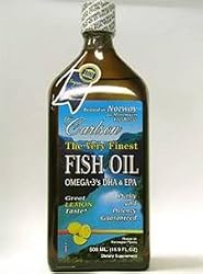 Carlson The Very Finest Fish Oil Liquid Omega-3 Lemon, 500ml