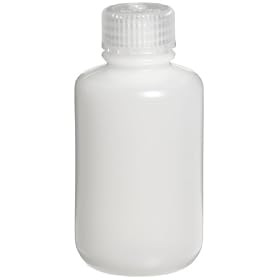 Nalgene Narrow-Mouth Bottle, HDPE/PP, 125mL (Pack of 12)