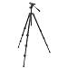 Hahnel Triad 60 Lite Professional Aluminium Alloy 4-Section Tripod with 3 Way Fluid-Damped Pan Head and Free Carrying Case