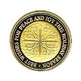 Peace and Joy Embossed Sticker Seals