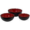 CorningWare Creations Ryku 3-pc. Bowl Set - China Red