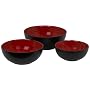 CorningWare Creations Ryku 3-pc. Bowl Set - China Red