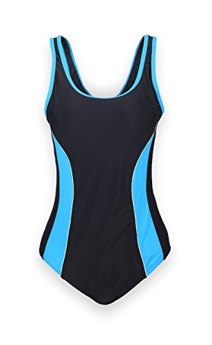 ReliBeauty Womens Solid One Piece Bathing Suit
