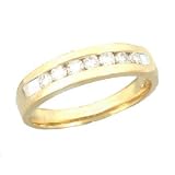 14K Men's .40 CTW Channel Set Diamond Wedding Band