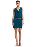 31CoAeUgPJL. SL160  Ella Moss Womens Kinga Sequin Belt Dress, Jade, Small Reviews