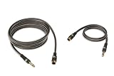 SoundTech 10' & 3' 1/4 Mono connections White STELPA103W