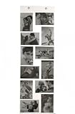 Fotovorhang - Kartengalerie Postkartenvorhang mit 12 Taschen