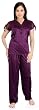 2 piece fine sheer satin Night suits from Lucy secret