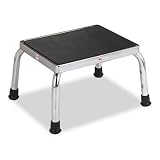 Medline MPH08250 Stainless Steel Economical Foot Stool w/Rubber Tipped Feet (MIIMPH08250) Category: Stools
