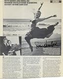 Signed Verdon, Gwen 8x10 B&W Magazine Page Photo
