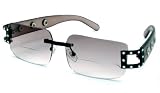Calabria Readers SUN Readers (Women) Reading Glasses - Bi-Focal - 642 Black