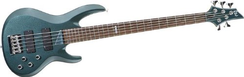 ESP LTD B-105 5-String Bass Guitar Gunsmoke Blue