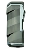 NIBO - Royal 62 Double Flame Butane Lighter with Punch Cutter Gunmetal