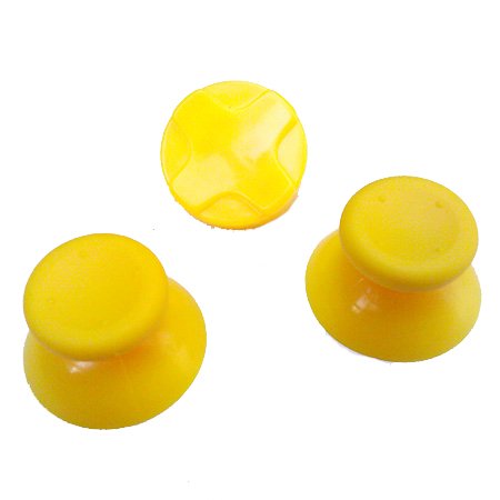 Xbox 360 Yellow Controller Replacement ThumbSticks (Joysticks / Thumb stick) + D Pad by ConsolesandGadgets