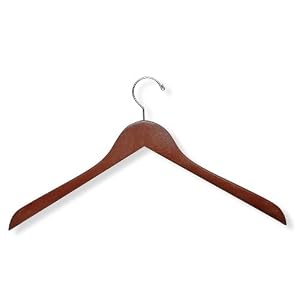 Honey-Can-Do HNGZ01213 Wood Hangers, 15-Pack, Cherry