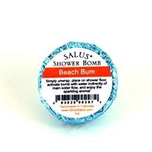 BEACH BUM 5 PACK SHOWER BOMBS ★ NATURAL Shower Aroma Fizzy ★ Handcrafted in the USA