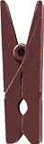 Discount Mariage - 24 minis pince en bois ( 2,5 cm ) Chocolat