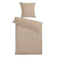 Schlo� Hellenstein B-02514 / 79 Baumwoll-Satin Bettw�sche - Tricky 2-teilig 80 x 80 und 135 x 200 cm beige