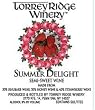 Torrey Ridge Winery Strawberry Rhubarb Summer Delight 750ML