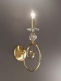 CANOVA:Wandleuchte,Made in Italy, PURE Kolarz Kristall,24 Karat Gold Veredelung