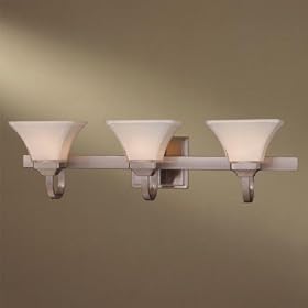 Minka Lavery Lights 6813-84 3LT Bathroom Lighting - Brushed Nickel Agilis Contemporary... by Minka