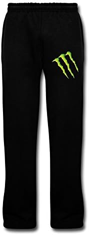 Men's Sammy Stunna Monster (Remix) Prod Bottom Fleece Sweatpants Black Cool