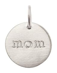 Mom Charm and Pendant in Sterling Silver