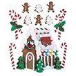 Jolees  Boutique Themed Ornate Stickers, Gingerbread House