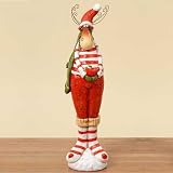Image of XL Deko Elch Pappmasche witzige Weihnachtsdeko