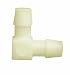 Nylon Tubing Connector , Barbed Elbow, 1/4 x 1/4 Tubing ID