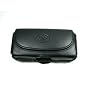 Premium Soft Black Horizontal Leather Pouch Carry Case With Belt Clip / Belt Loop For Apple iPhone Sold By TopDeals888