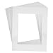 US Art Supply Art Mats Brand Premier Acid-Free Pre-Cut 11x14 White Picture Mat Matte Face Frames. Includes a Pack of 10 White Core Bevel Cut Matte Frames for 8x10 Photos