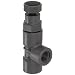 Hayward PVC Globe Valve, FPM Seal, 1/2" Threaded