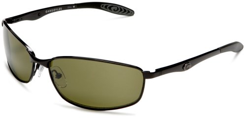 Gargoyles Men's Traction Black Metal Sunglasses 
