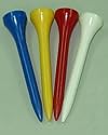 notonlybowls plastic golf tees - long (48mm) - pack of 500 mixed